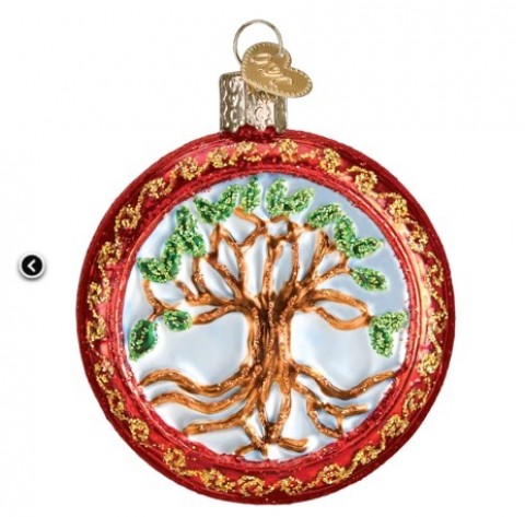 NEW - Old World Christmas Glass Ornament - Tree of Life